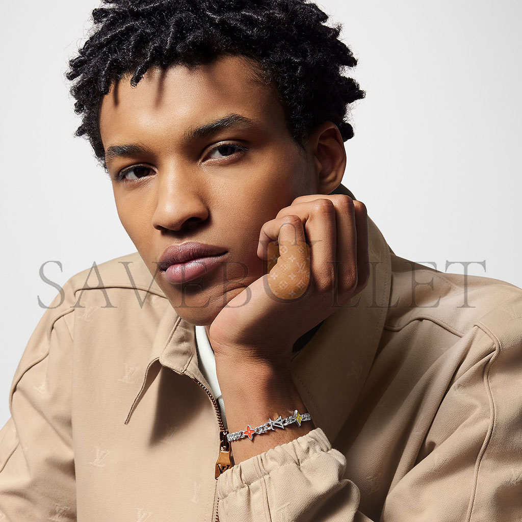 l**is V*t*n monogram row bracelet m1598a